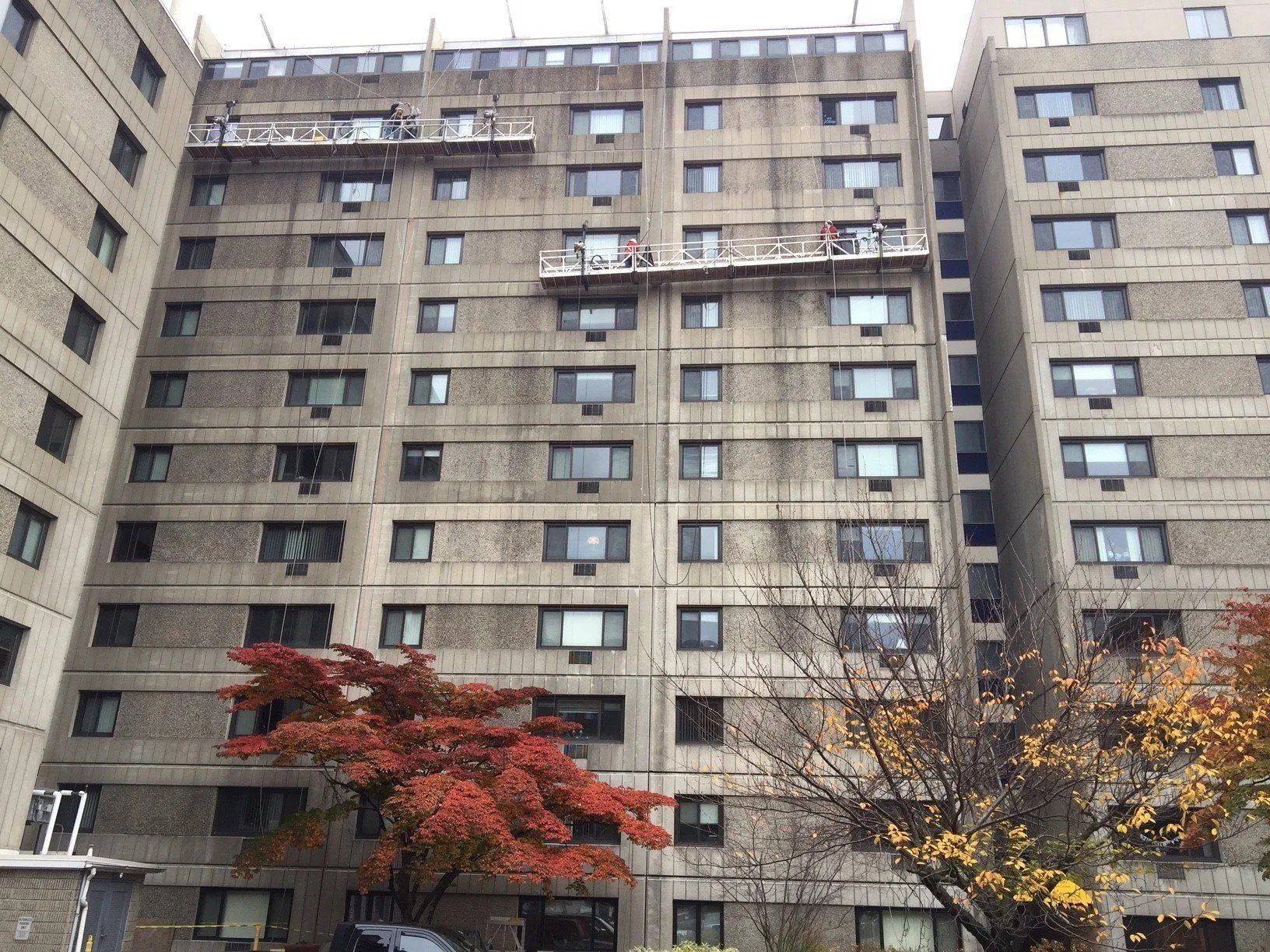 Large building under repair