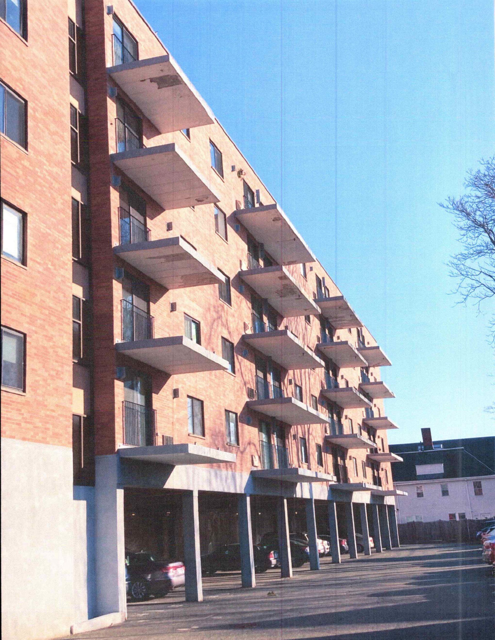Removal of old balconies