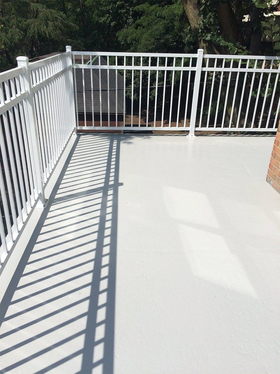 New railings installed