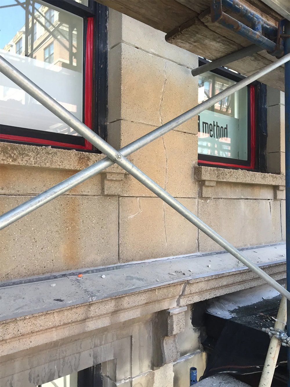 Windows of an old building