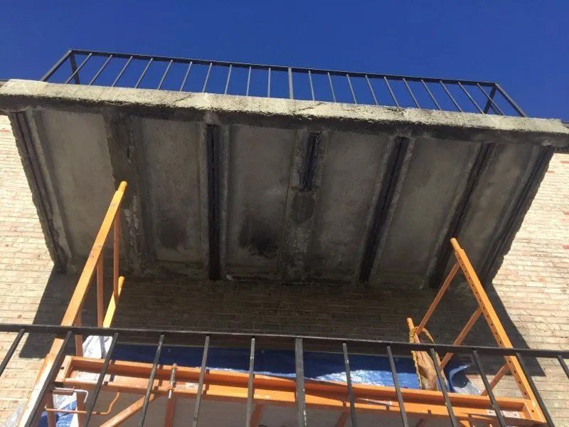 Concrete balcony repair
