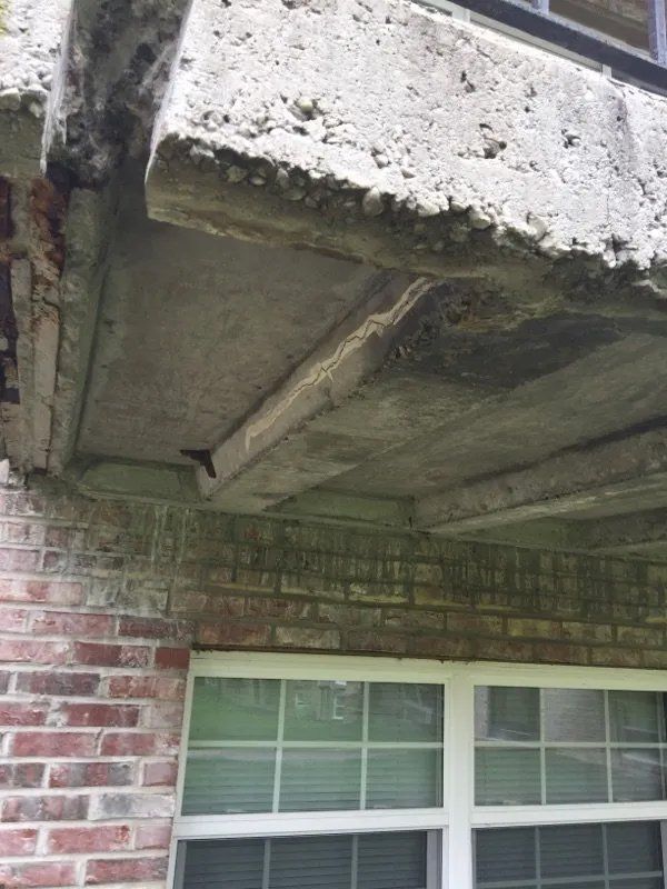 Concrete balcony repair