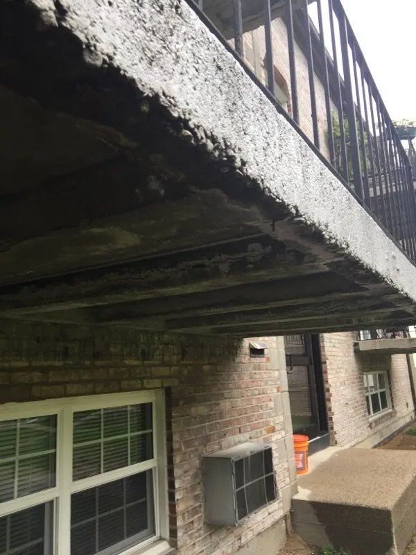 Concrete balcony repair
