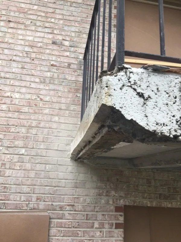 Concrete balcony repair