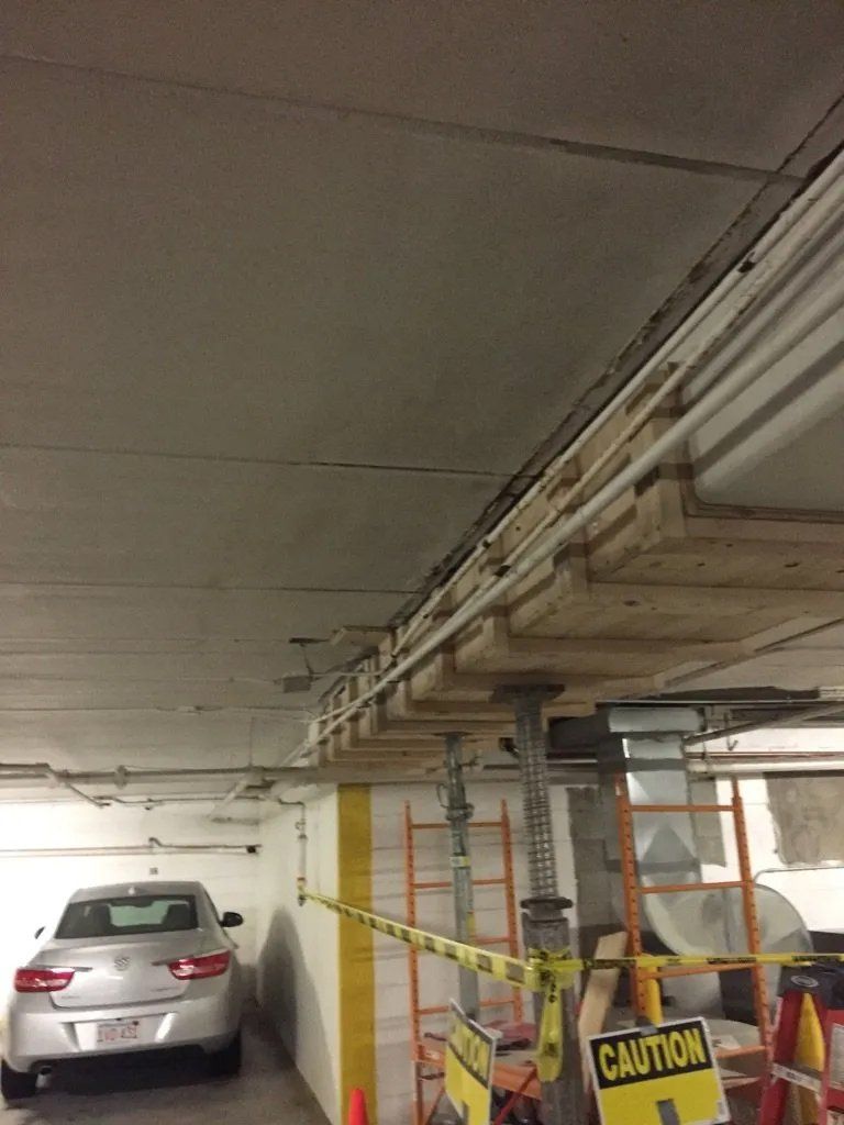 Overhead beam repair