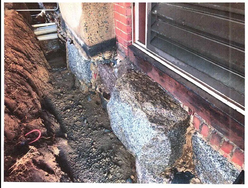 Waterproofing foundation work