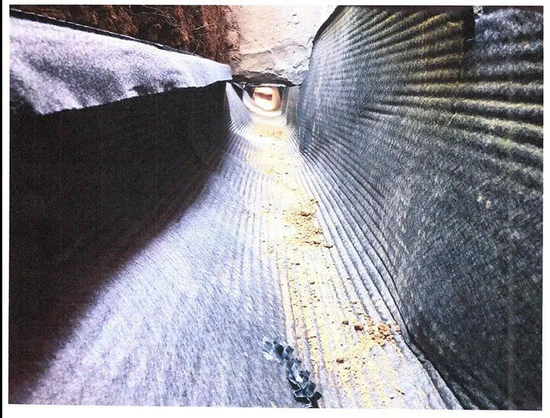 Waterproofing foundation work