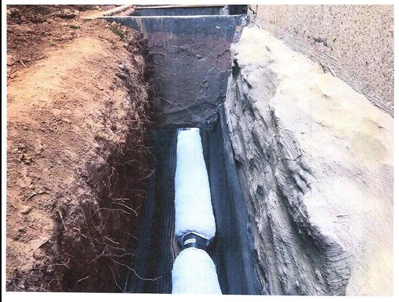 Waterproofing foundation work