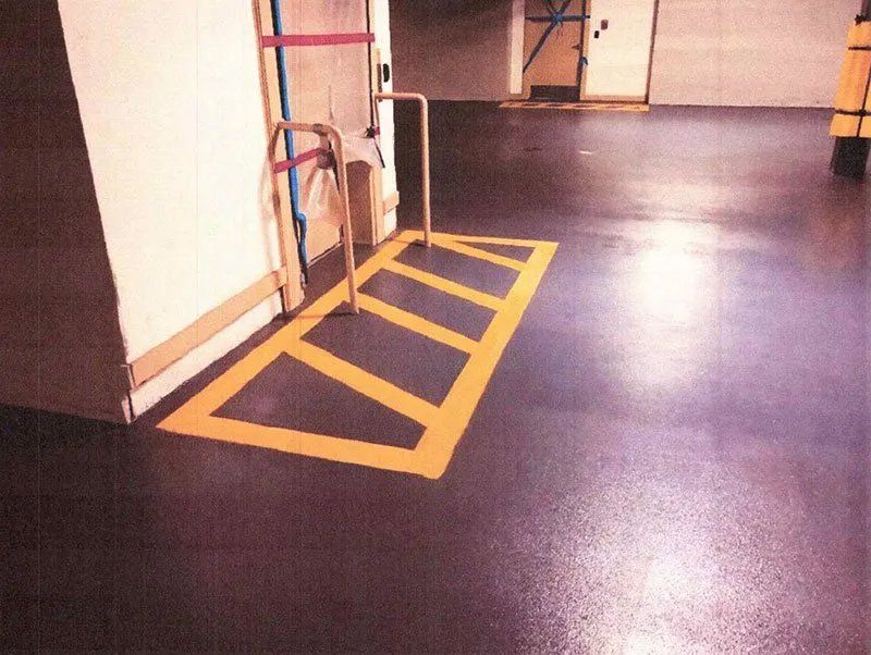 Parking garage epoxy floor coating
