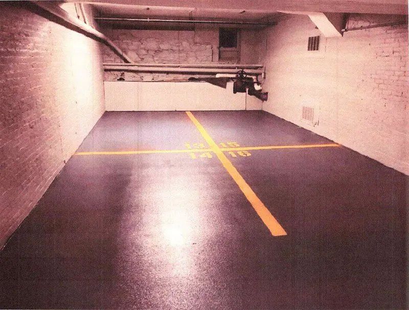 Parking garage epoxy floor coating