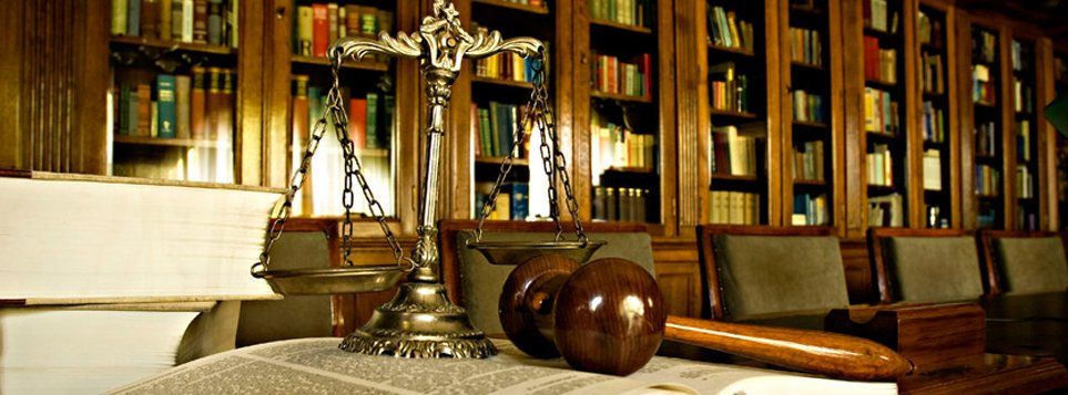 Law Books and gavel