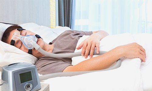 Learn More About Pulmonary Sleeping with equipment in his nose