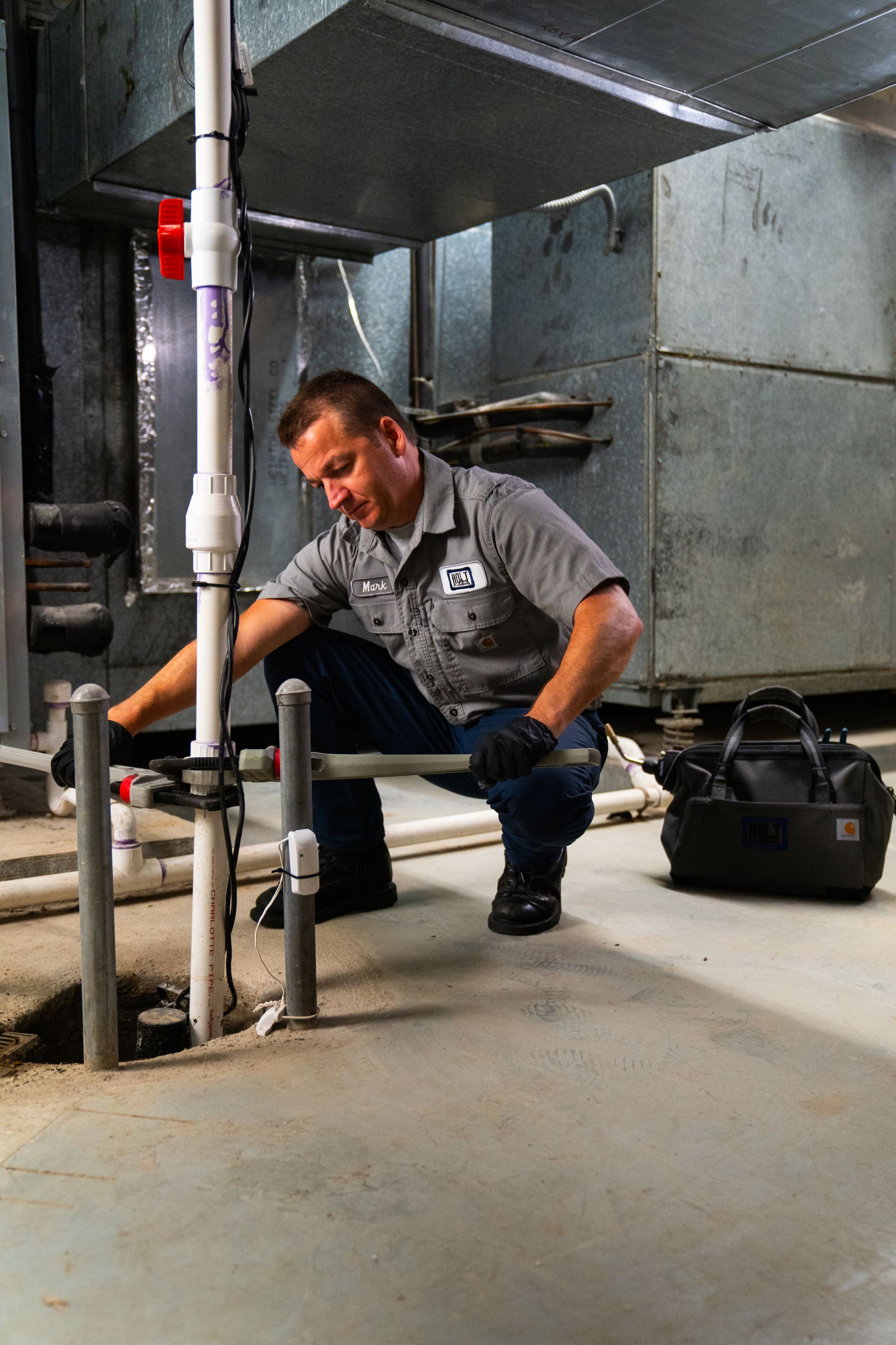 pipes in basement service