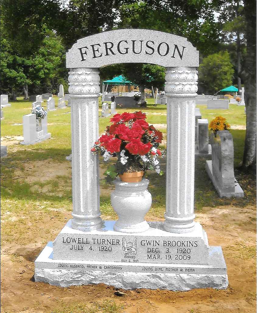 Ingram Memorial Co. Inc. Double Memorials Photo Gallery Dothan