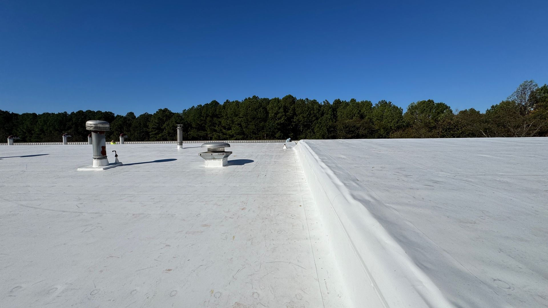 Metal retrofit roofing.