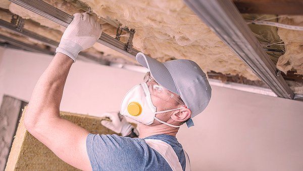 Office ceiling insulation