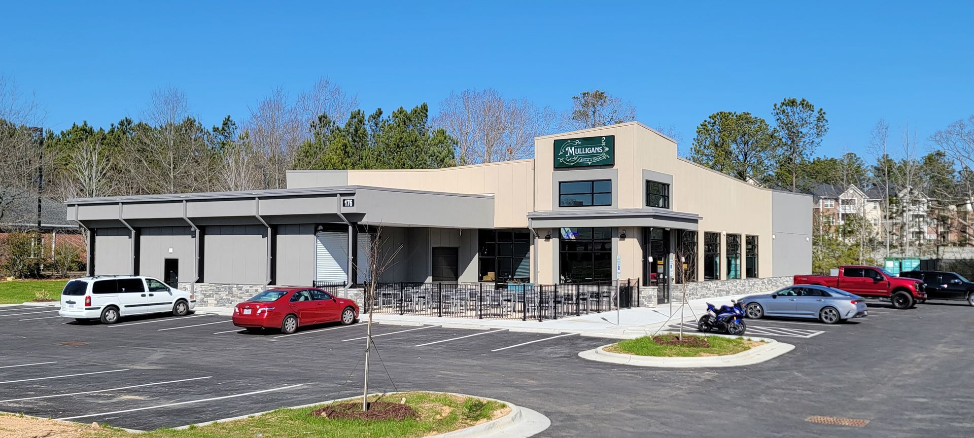 a large commercial  building