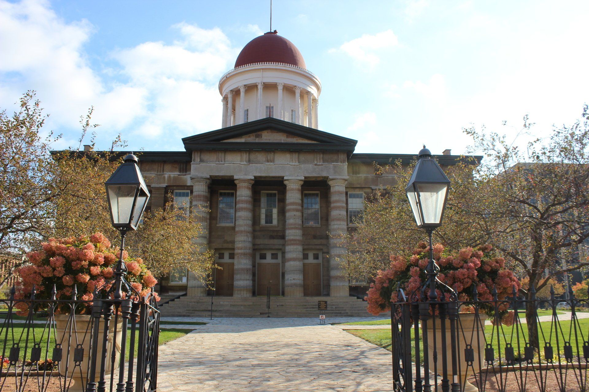courthouse and blue skies