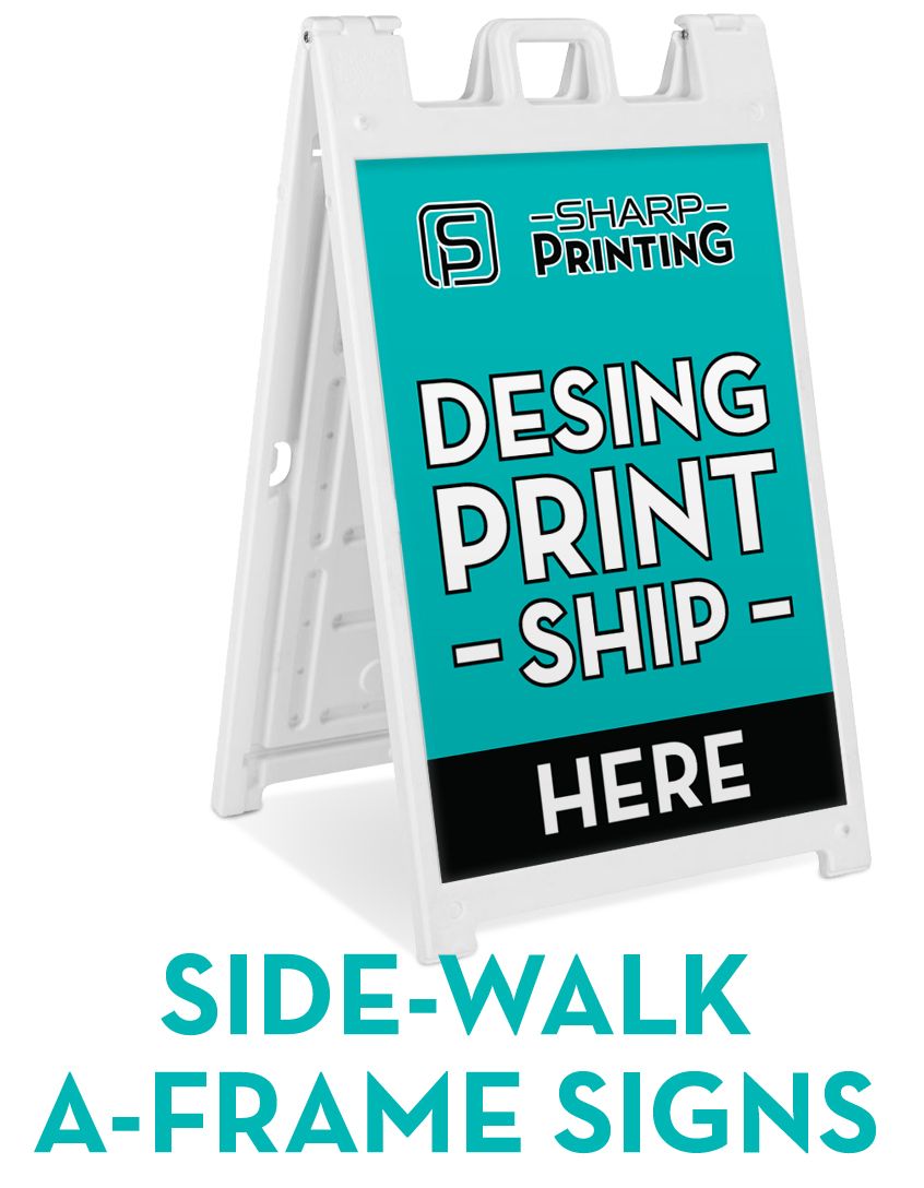 Sidewalk signs