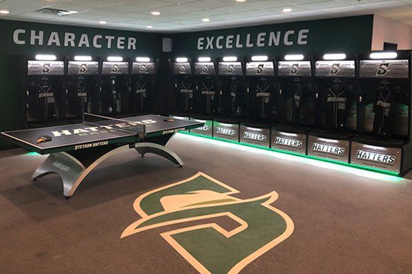 Stetson Hatters Baseball Locker Room