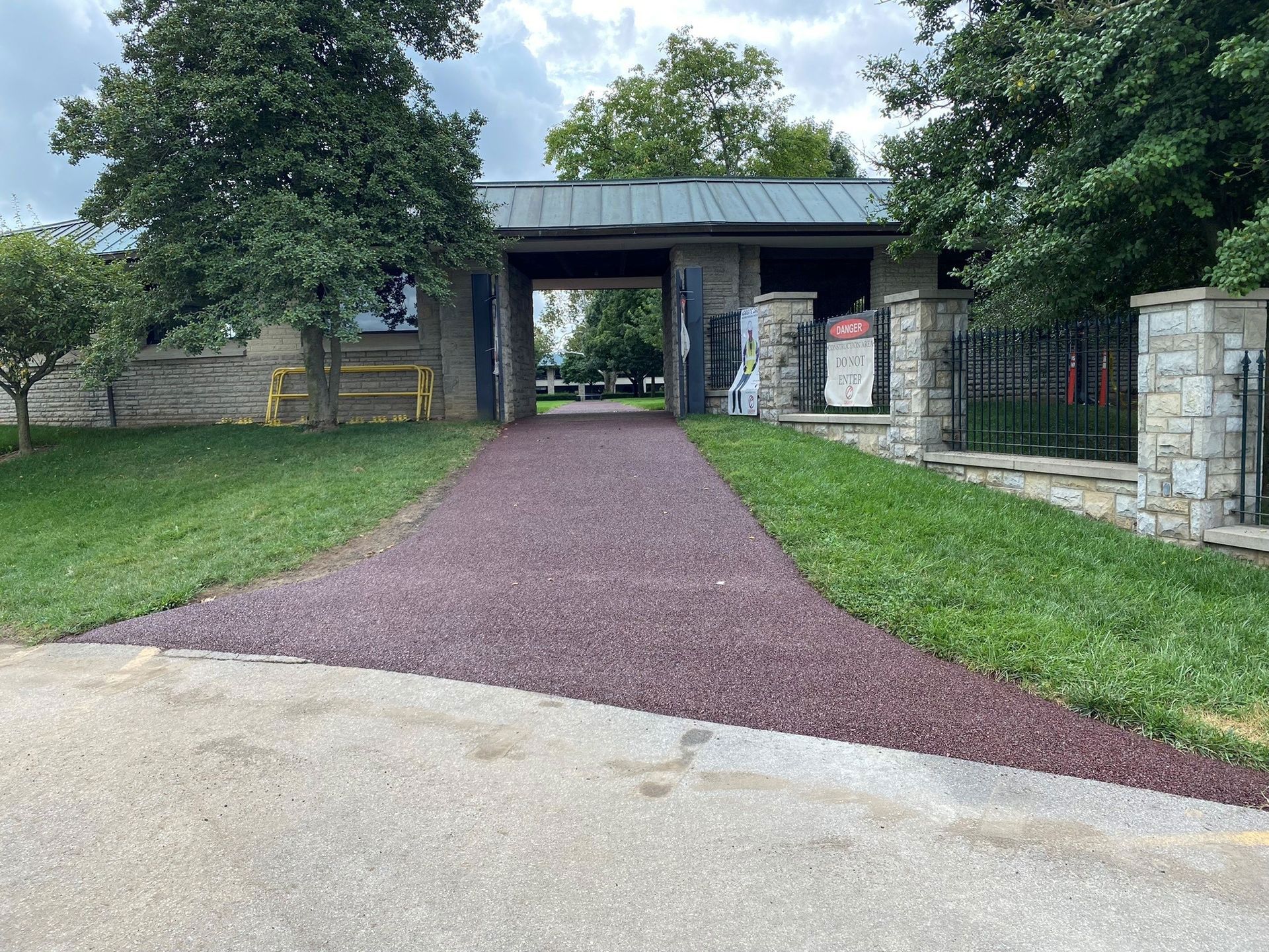 completed equine surface flexipave
