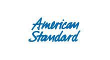 American Standard logo in blue script on a white background