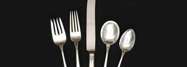 Silver spoons and forks
