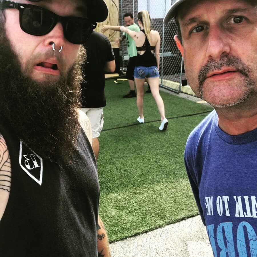 Mobile axe throwing services