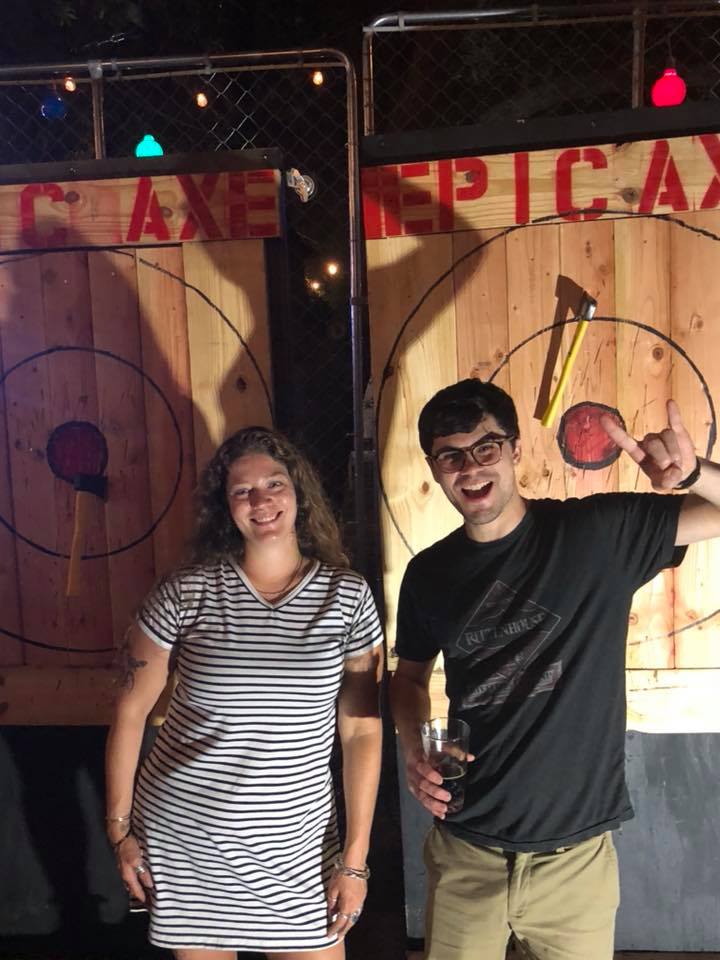 Mobile axe throwing services