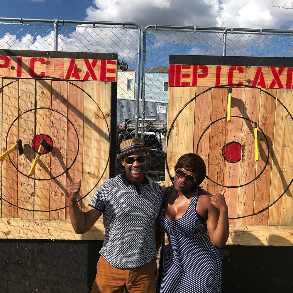 Mobile axe throwing services