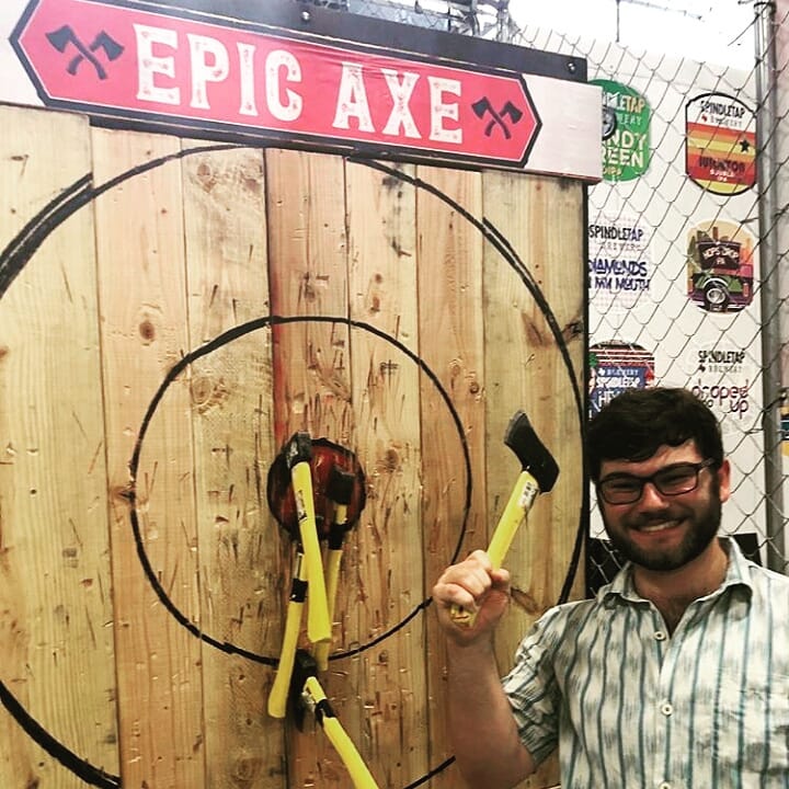 Mobile axe throwing services