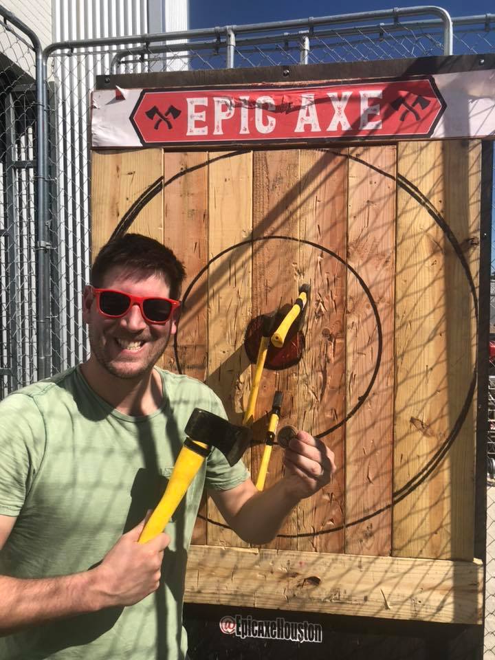 Mobile axe throwing services