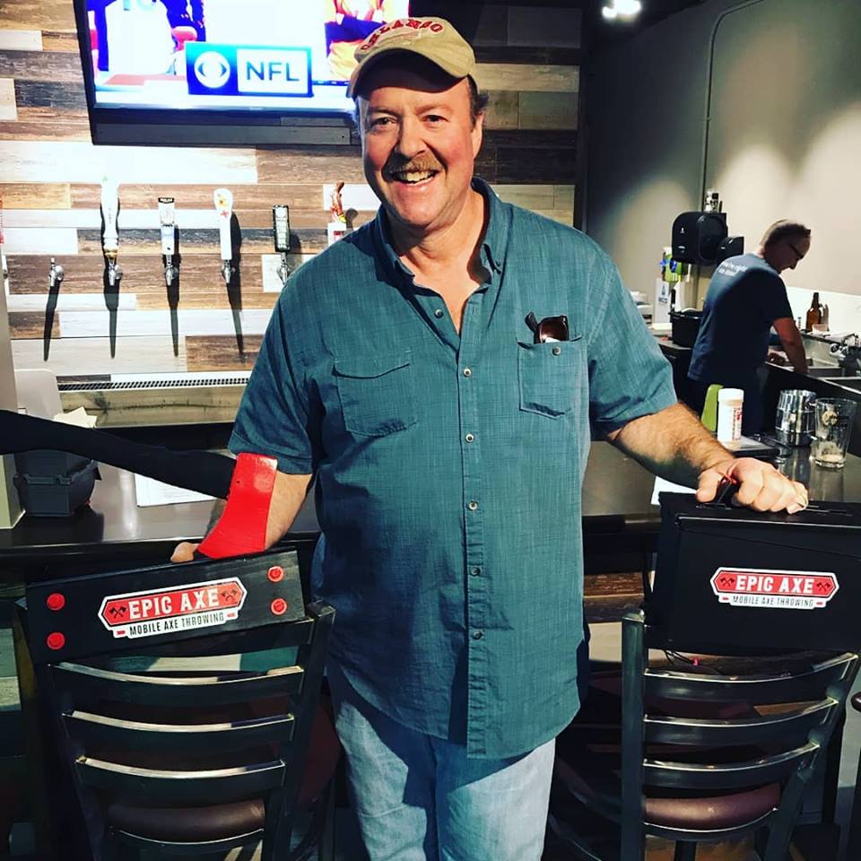 Mobile axe throwing services