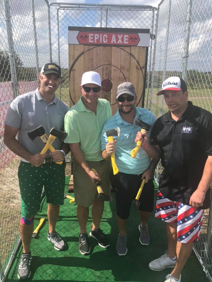 Mobile axe throwing services