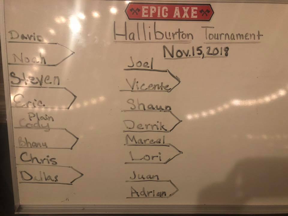 Mobile axe throwing services