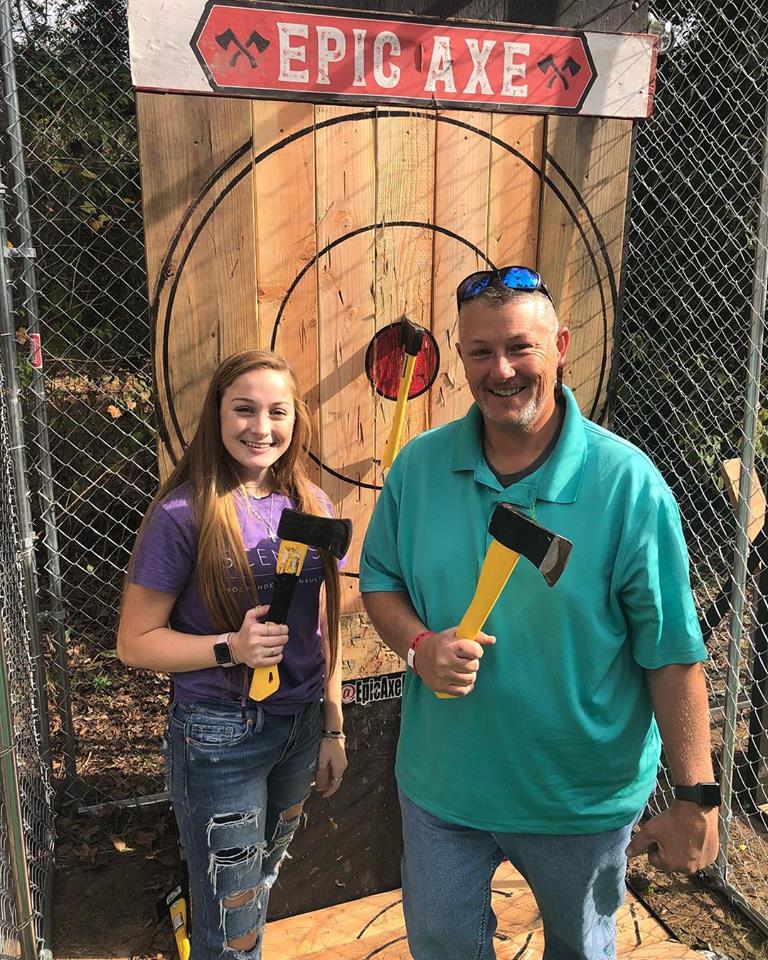 Mobile axe throwing services