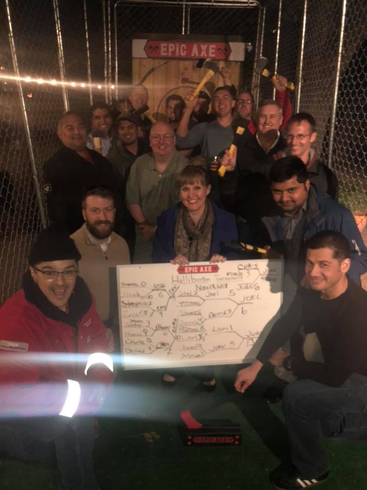 Mobile axe throwing services