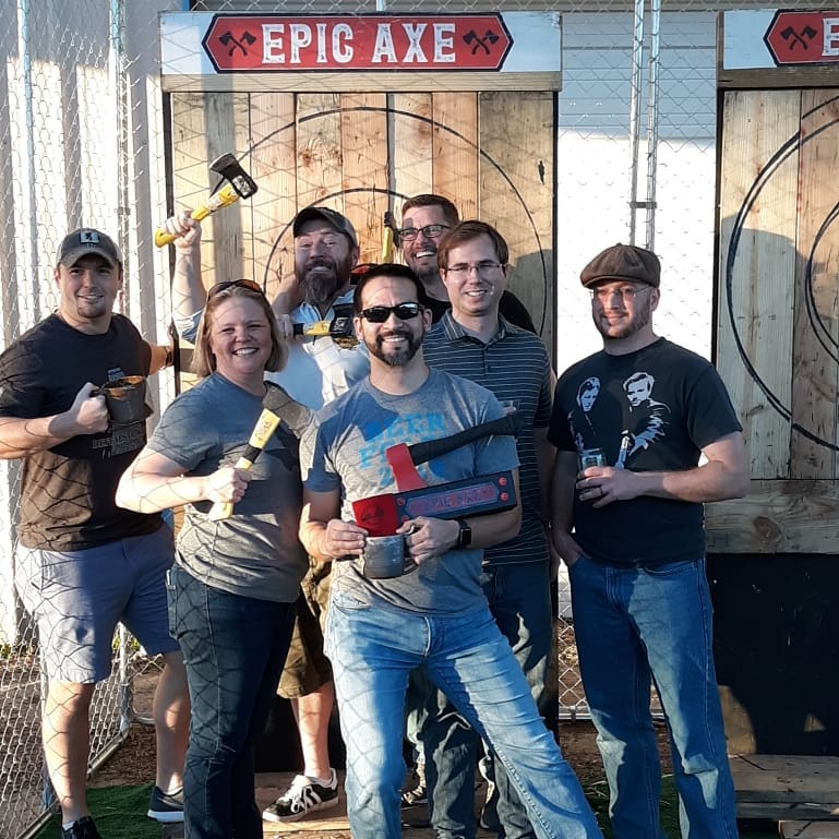 Mobile axe throwing services