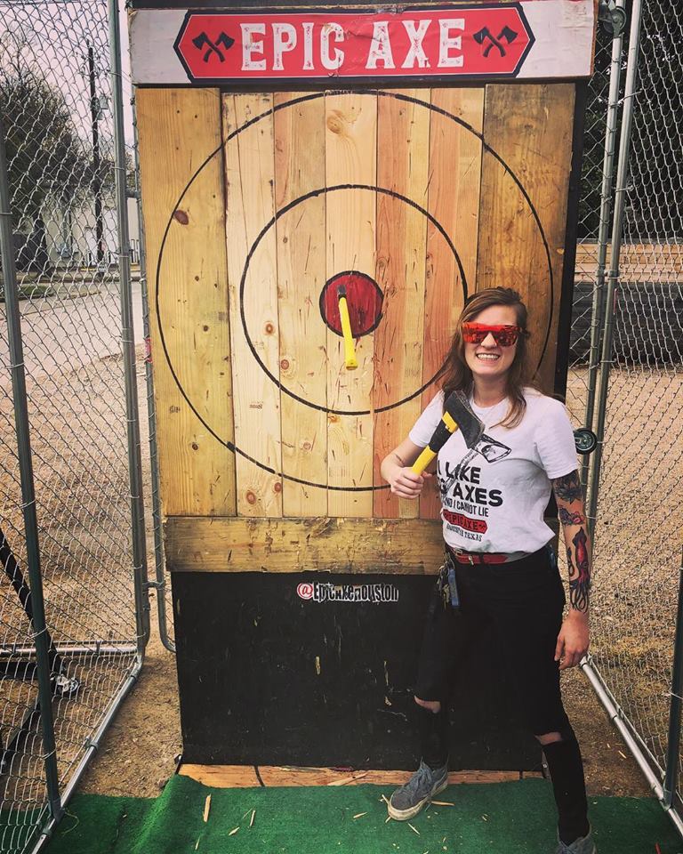 Mobile axe throwing services