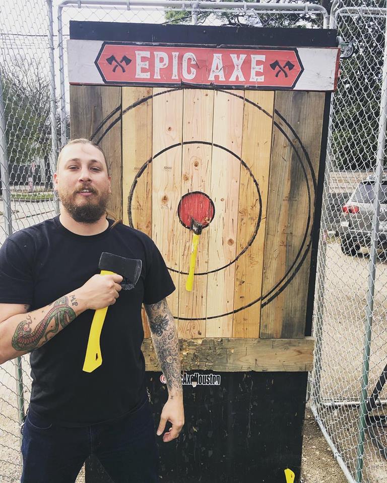 Mobile axe throwing services
