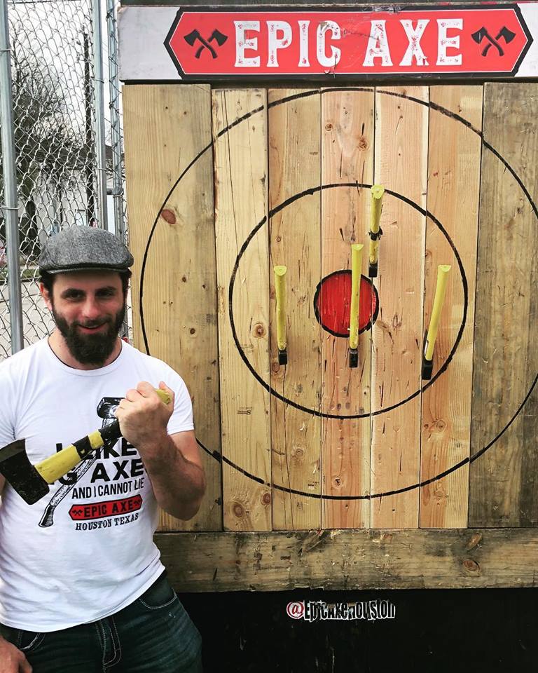 Mobile axe throwing services