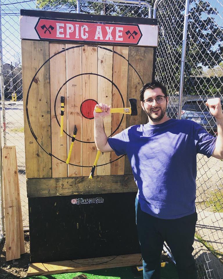 Mobile axe throwing services