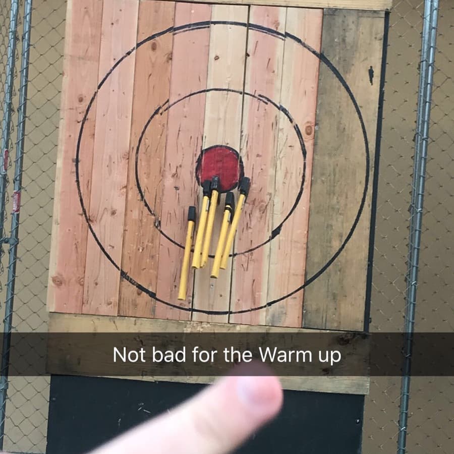 Mobile axe throwing services