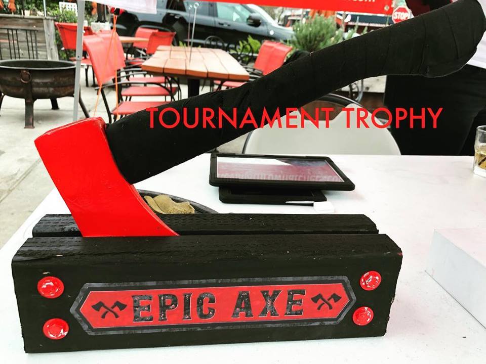 Mobile axe throwing services