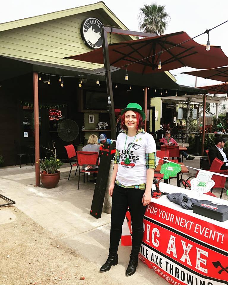 Mobile axe throwing services