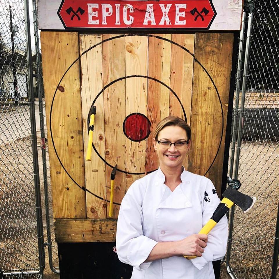 Mobile axe throwing services