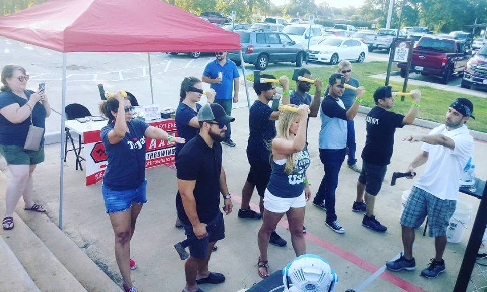 Mobile axe throwing services