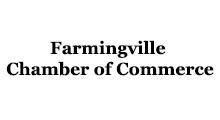 Farmingville Chamber of Commerce, black text on a white background.