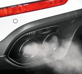Car emissions test