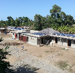 Solar panels on roof
